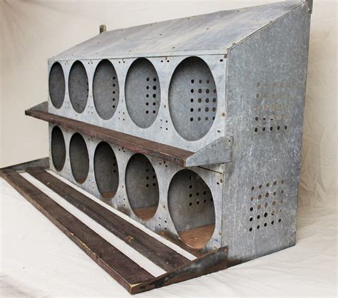 used metal chicken nesting boxes|galvanized chicken nesting boxes.